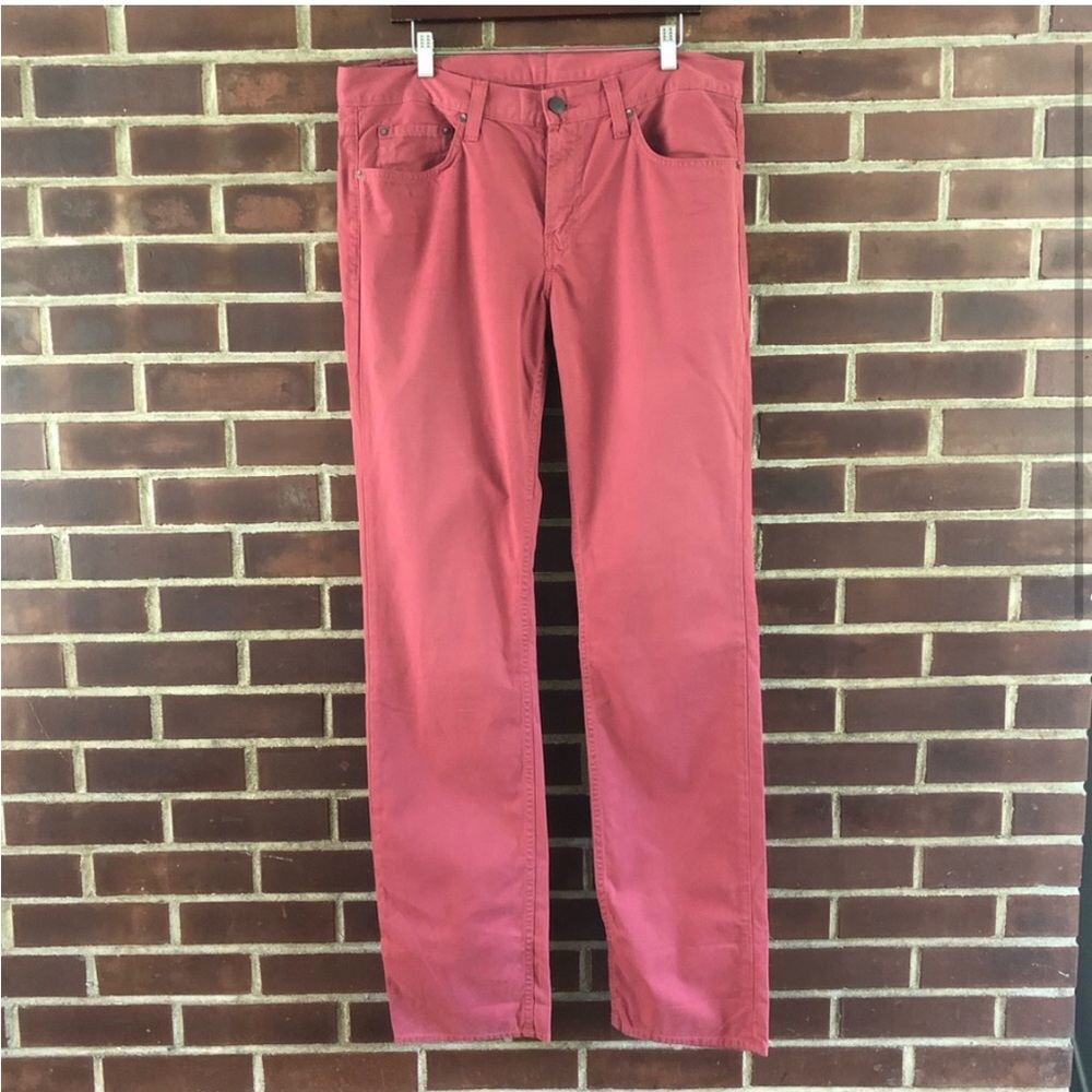 Never worn J Brand men’s Kane straight leg jeans chinos pants red size 36
